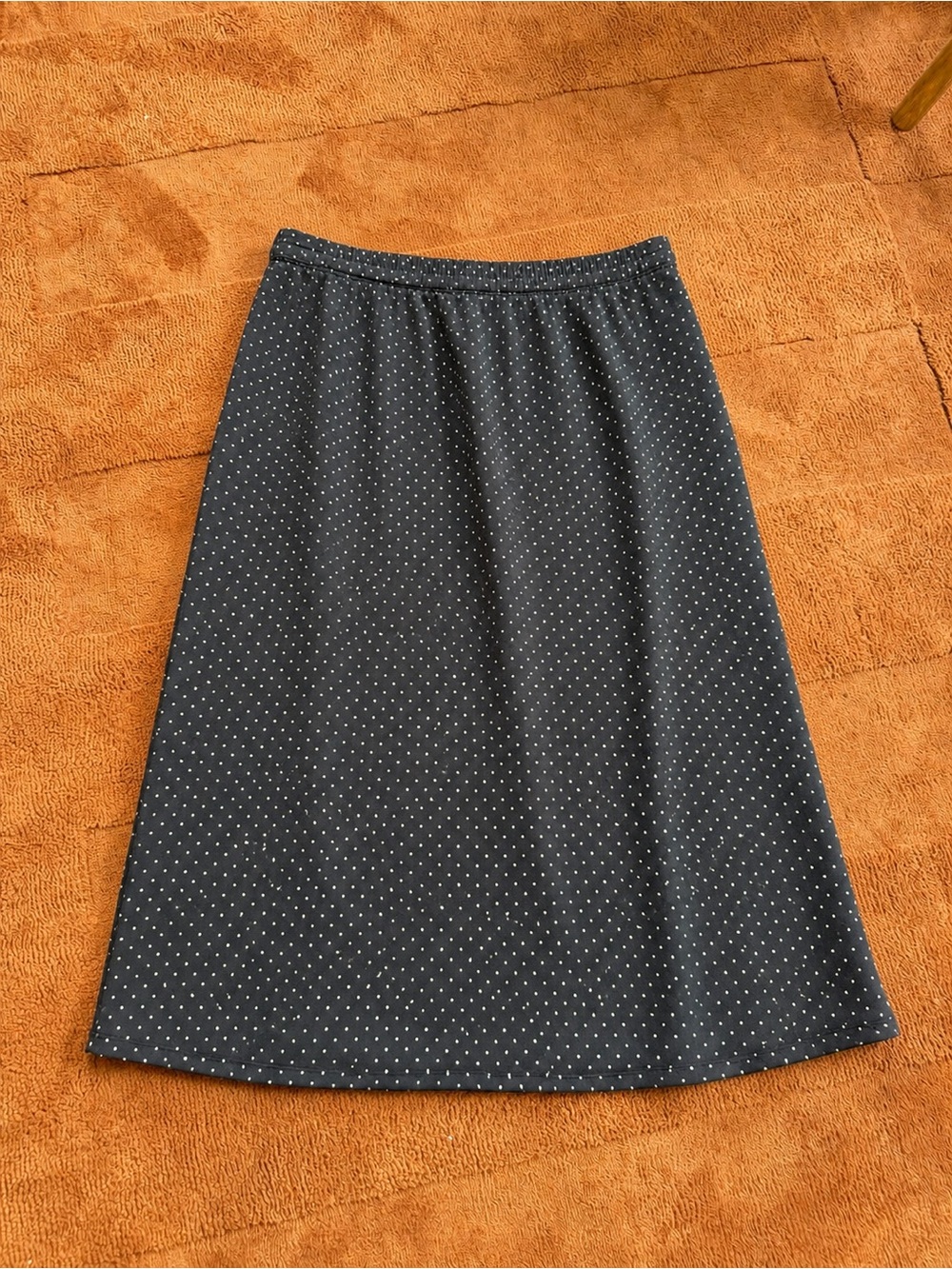 100% Cotton Polka Dot A-Line Skirt